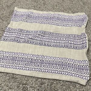 Crate & Barrel Striped Pillow Cover